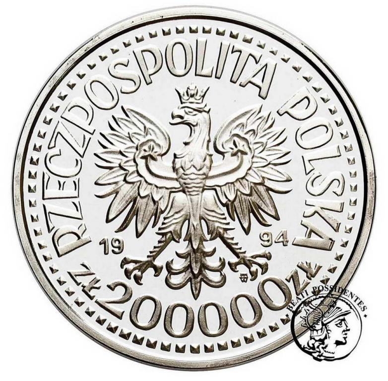 III RP 200 000 złotych 1994 Inwalidzi st.L