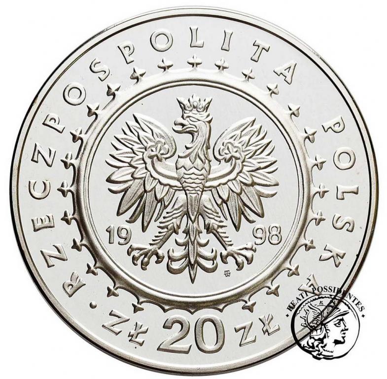 III RP 20 złotych 1998 Zamek w Kórniku st.L-
