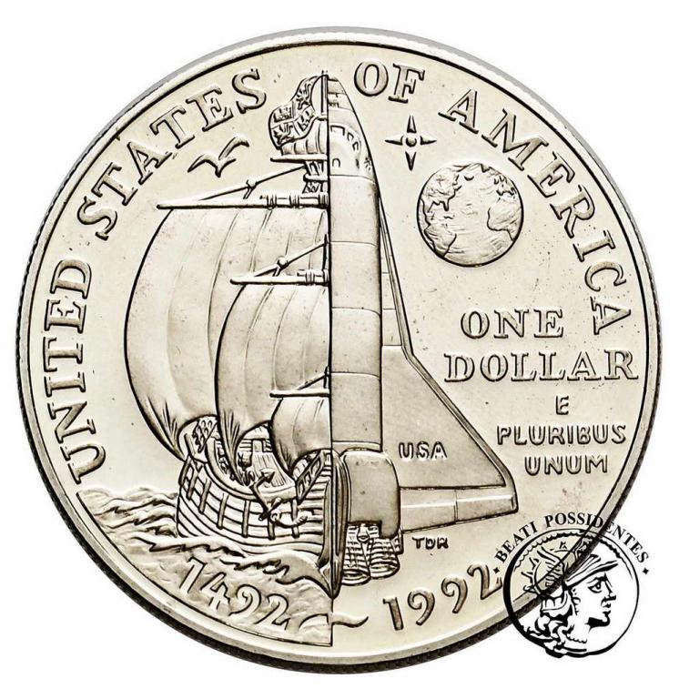 USA 1 dolar 1992 P Kolumb st.L-