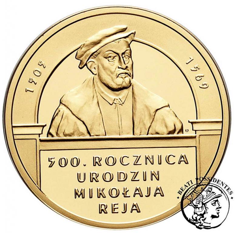 200 złotych 2005 Mikołaj Rej st.L