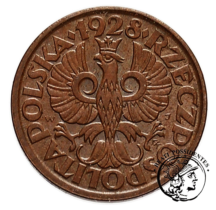 Polska II RP 1 grosz 1928 st.2