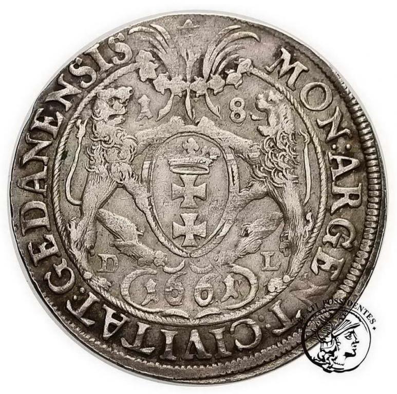 Polska Jan II Kazimierz ort 1661 Gdańsk st. 3+