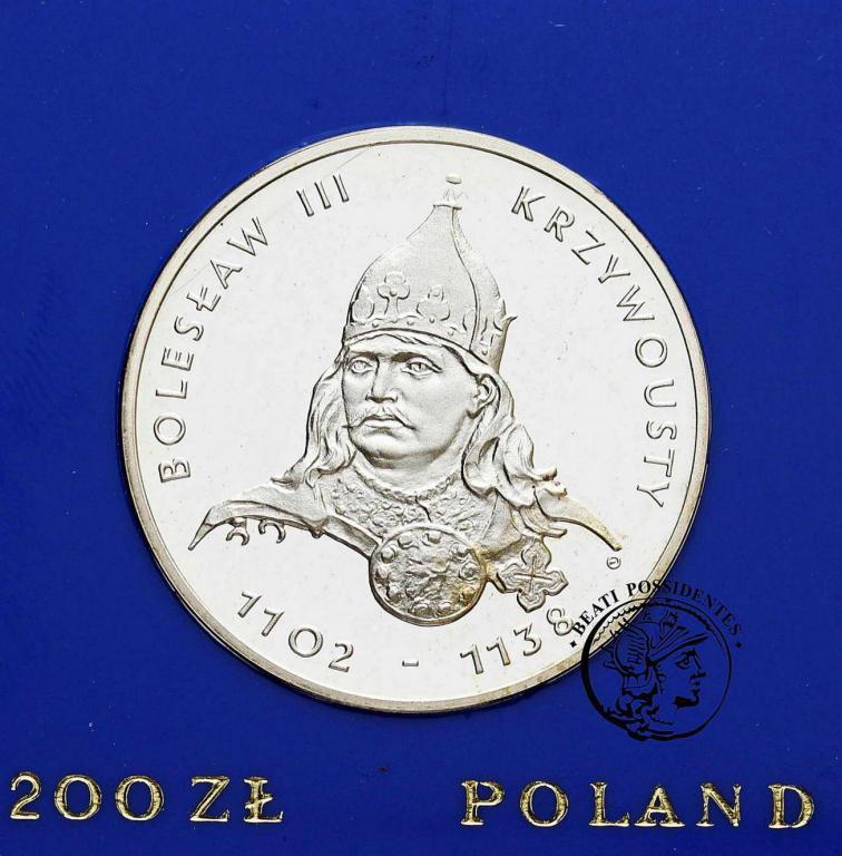 PRL 200 złotych 1982 Bolesław Krzywousty st. L-