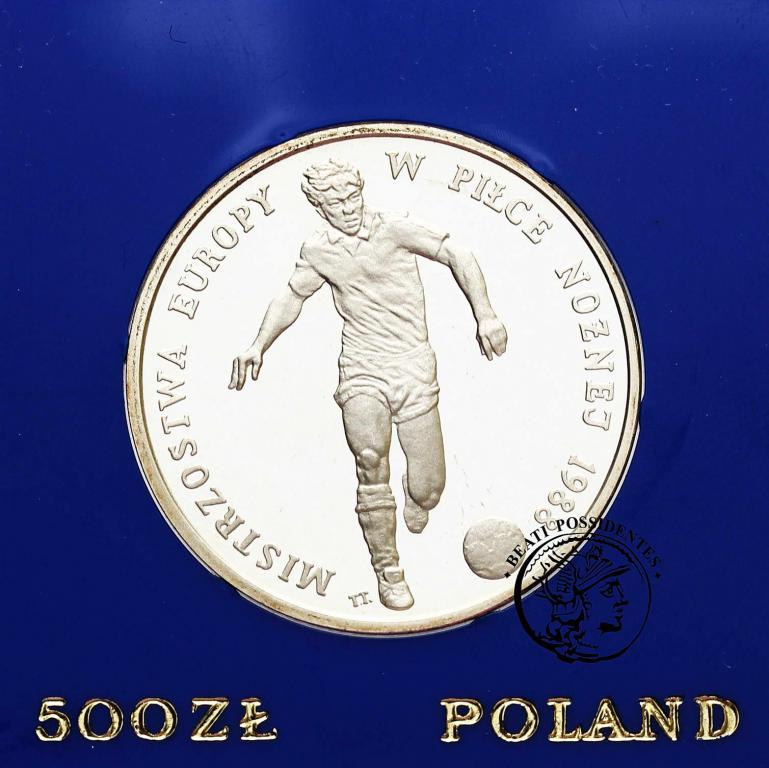 PRL 500 zł 1987 M. Europy w Piłce Nożnej st. L-
