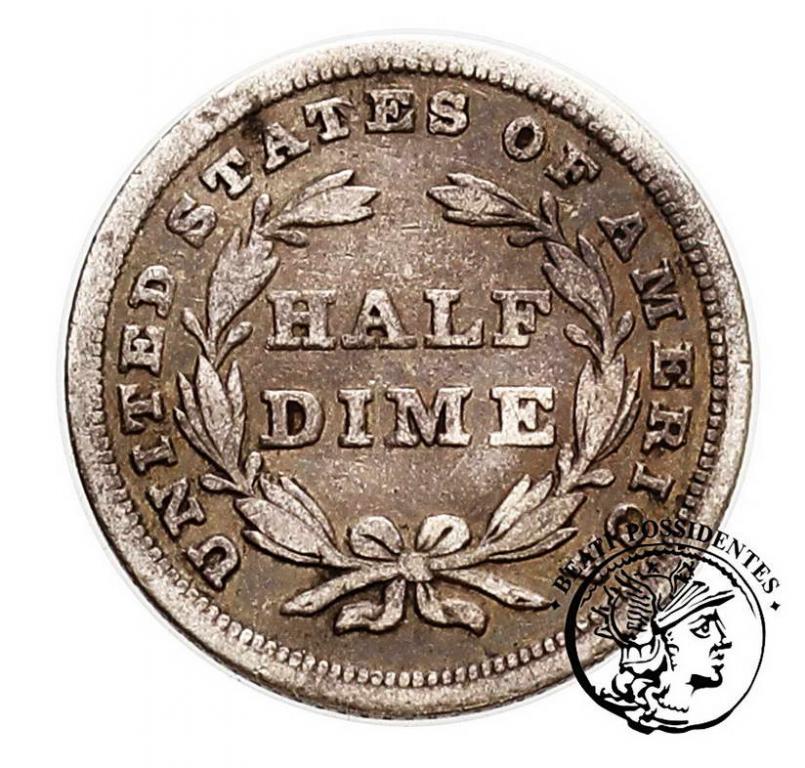 USA 5 centów 1838 liberty seated type st. 3