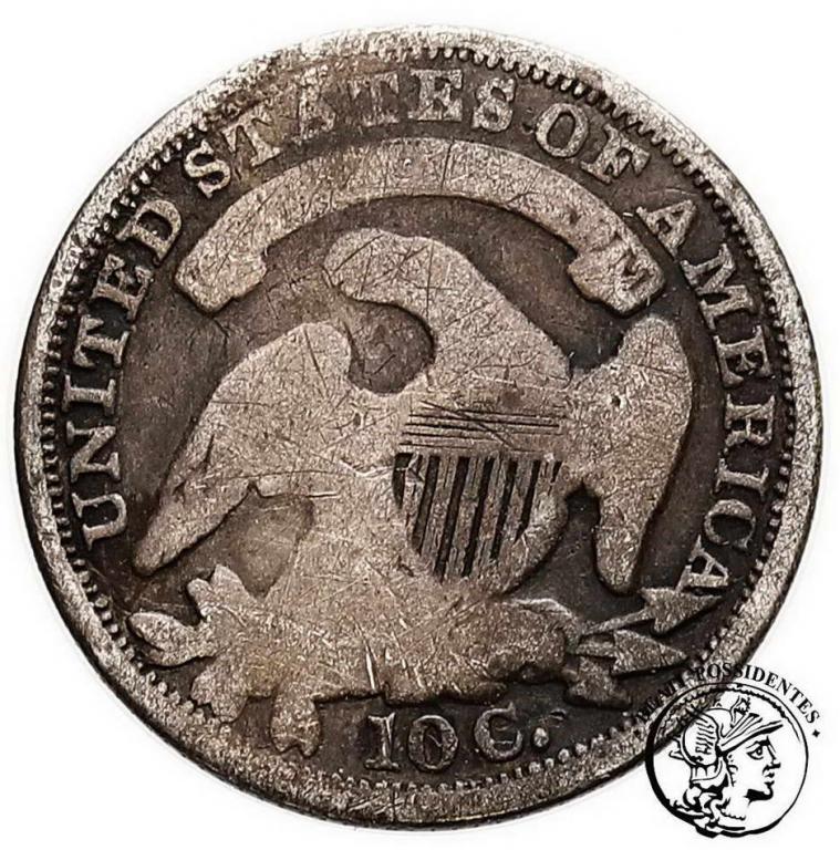 USA 10 centów 1834 (dime) capped bust type st. 5