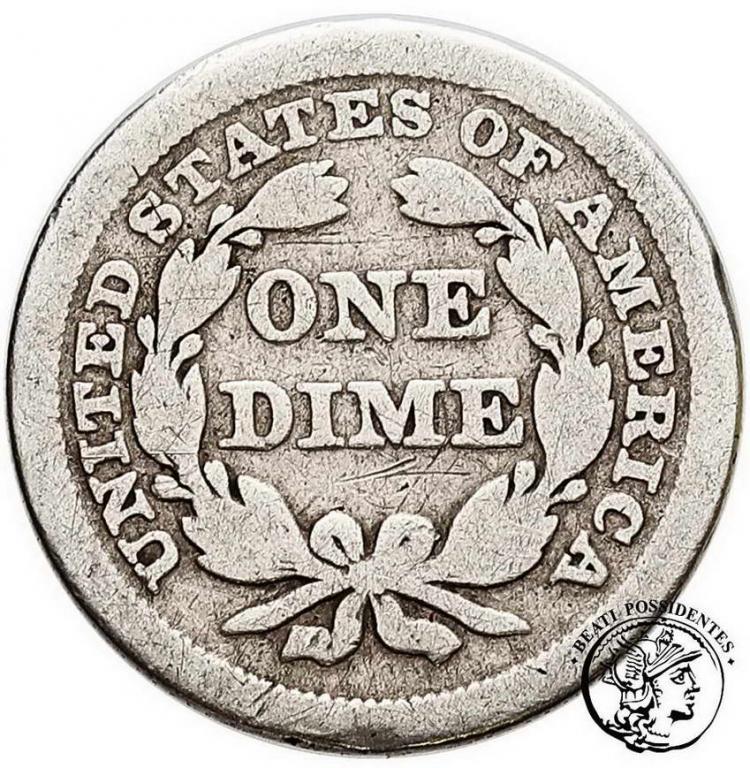 USA 10 centów 1842 (dime) liberty seated type st4