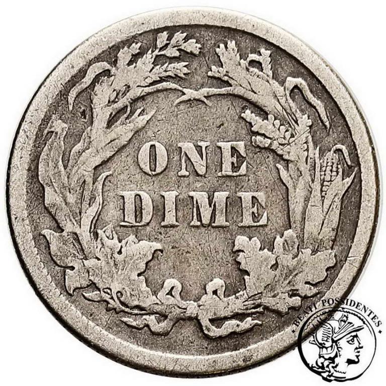 USA 10 centów 1883 (dime) liberty seated typ st3