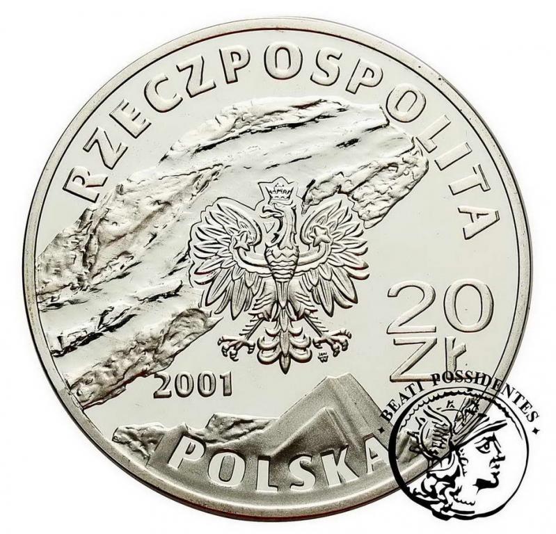20 złotych 2001 Kopalnia soli Wieliczka st. L