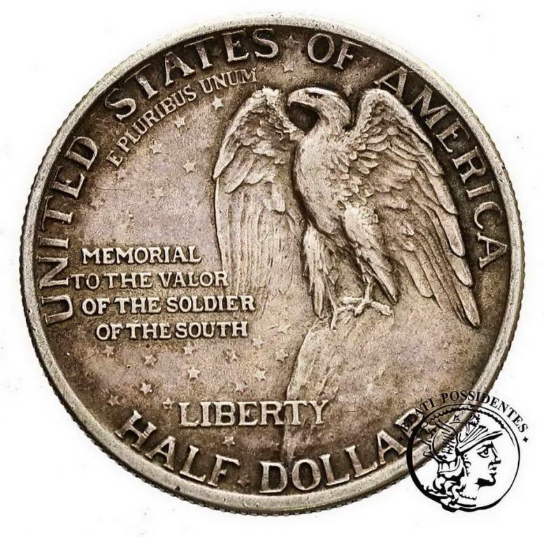 USA 1/2 $ dolara 1925 Stone Mountain st.3+