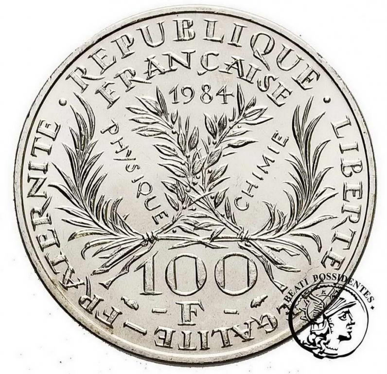 Francja 100 franków 1984 Skłodowska st.1-