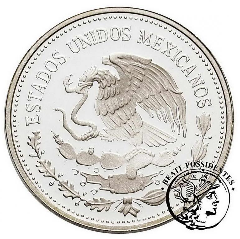 Meksyk 25 Pesos 1985 piłka nożna st.L