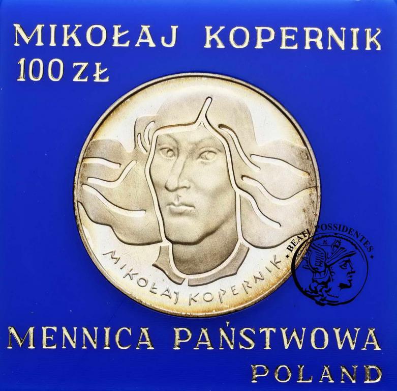PRL 100 zł 1973 Mikołaj Kopernik st. L