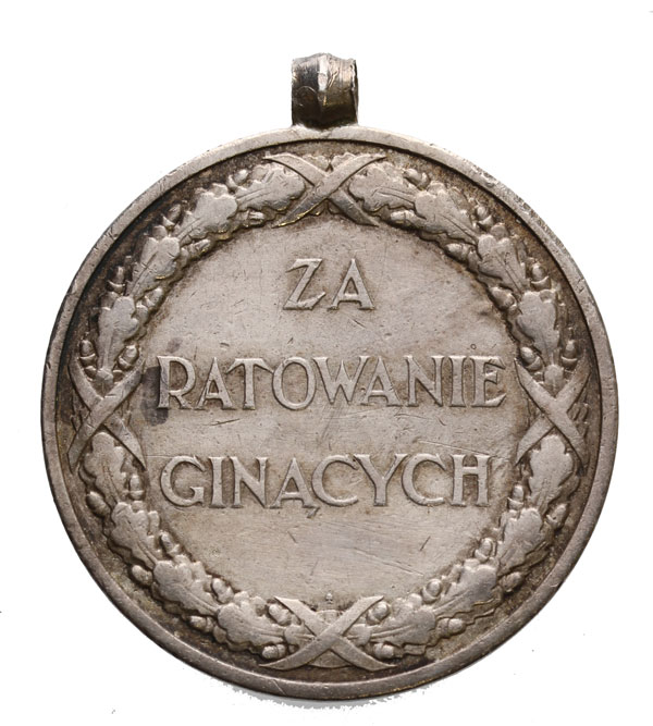 Polska Medal " ZA RATOWANIE GINĄCYCH "
