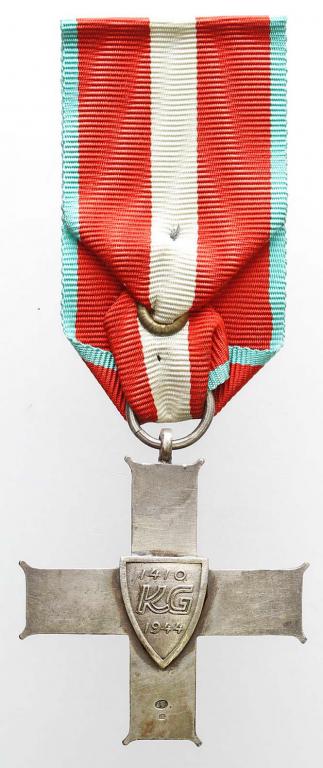 Krzyż Grunwaldu III klasy, Knedler, srebro, punce