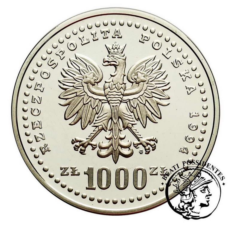 Polska III RP 1000 zł 1994 FIFA USA st. L