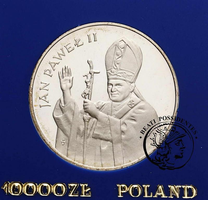 PRL 10 000 zł 1987 Jan Paweł II st. L