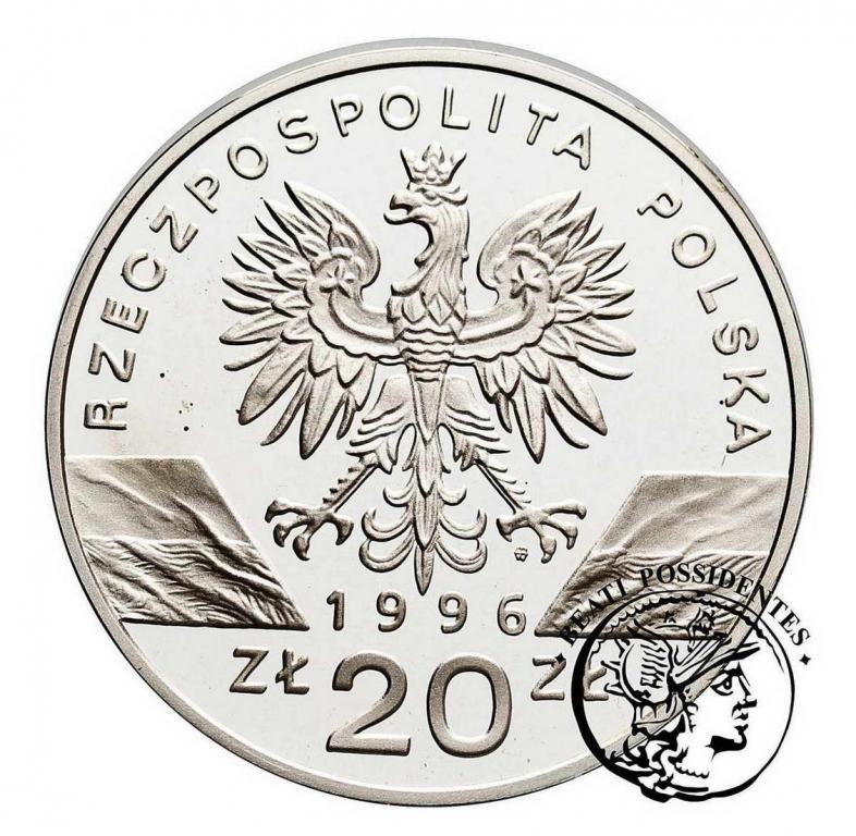 Polska III RP 20 złotych 1996 Jeż st.L-