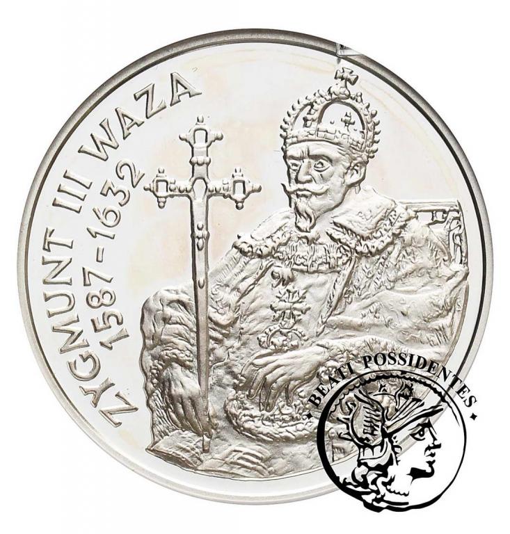 10 złotych 1998 Zygmunt III Waza półp. GCN PR69