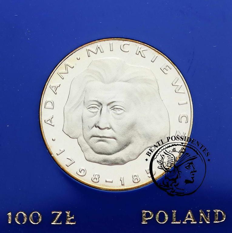 Polska PRL 100 złotych 1978 Mickiewicz st. L