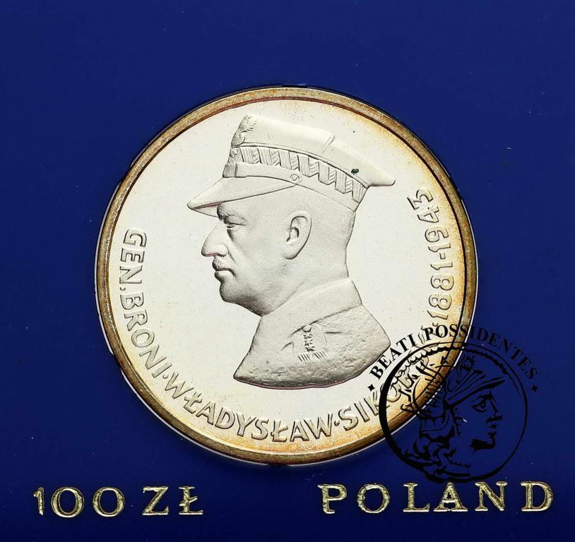 Polska PRL 100 złotych 1981 W. Sikorski st.L