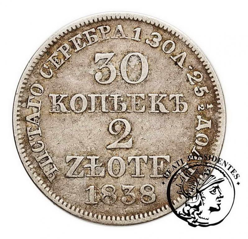 Polska 30 Kopiejek = 2 złote 1838 st.4