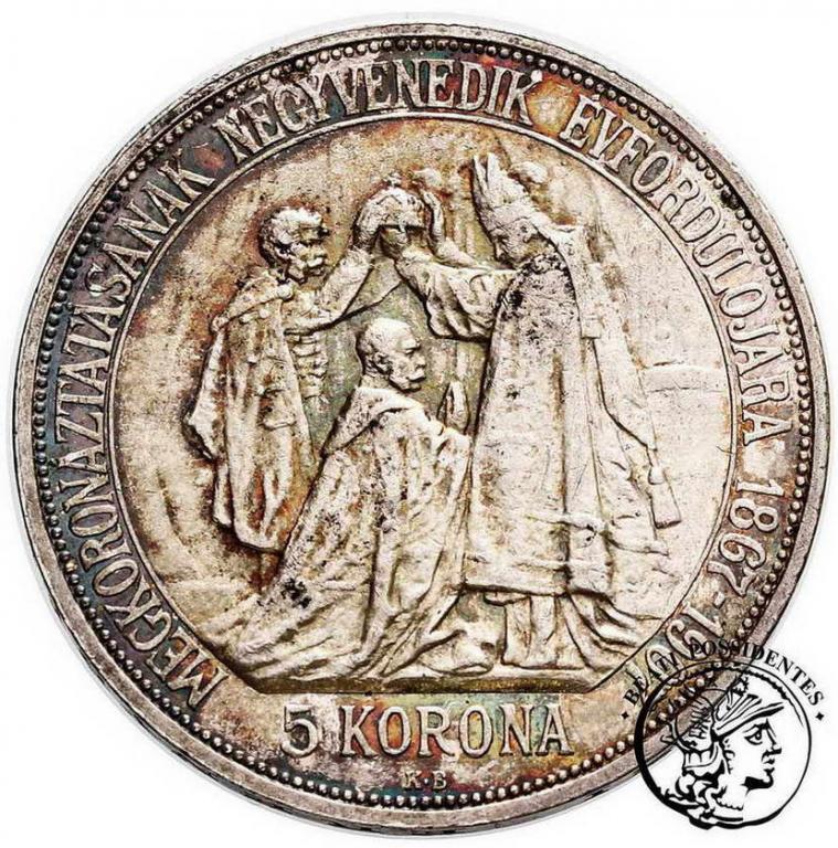 Węgry 5 Koron 1907 st.2