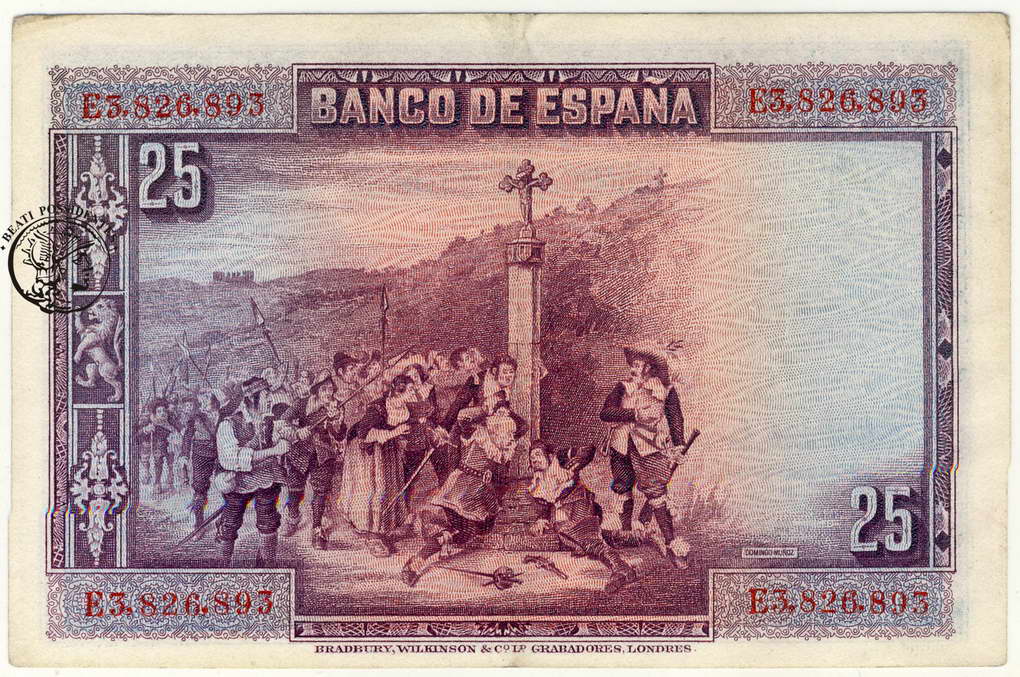 Hiszpania 25 Pesetas 1928 st.2
