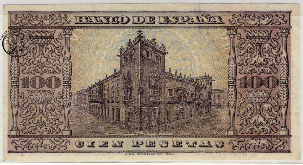 Hiszpania 100 Pesetas 1938 st.2-