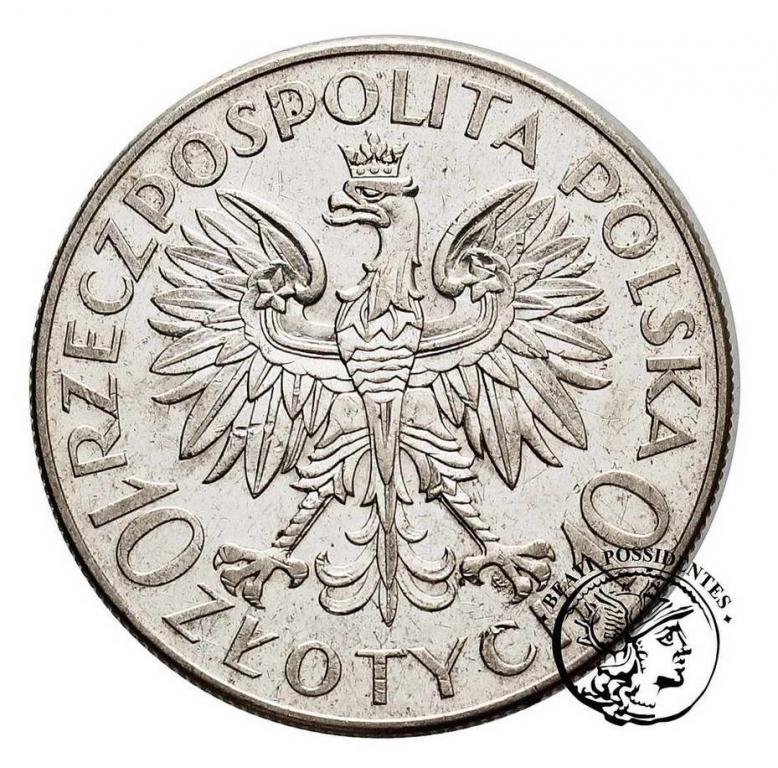 Polska 10 zł 1933 Sobieski st.3+