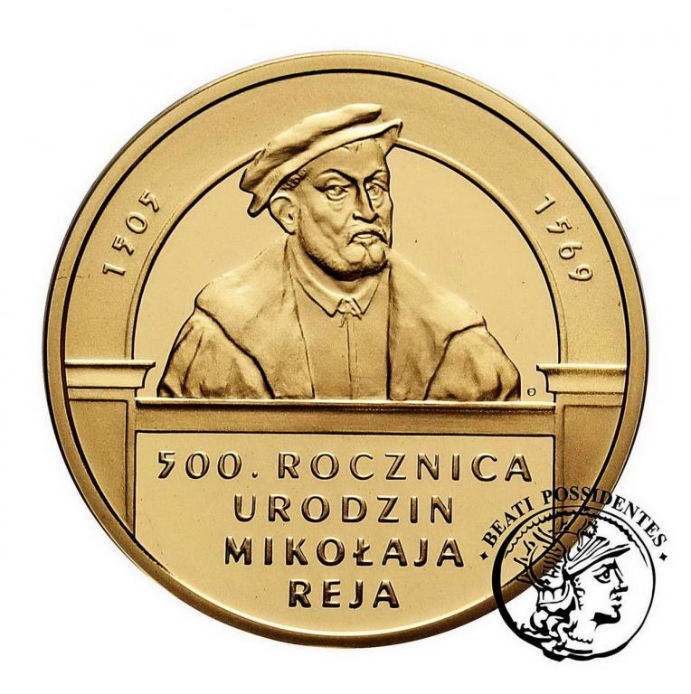 III RP 200 złotych 2005 Mikołaj Rej st.L