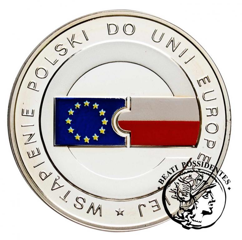 10 złotych 2004 Wstąpienie Polski do UE st. L/L-