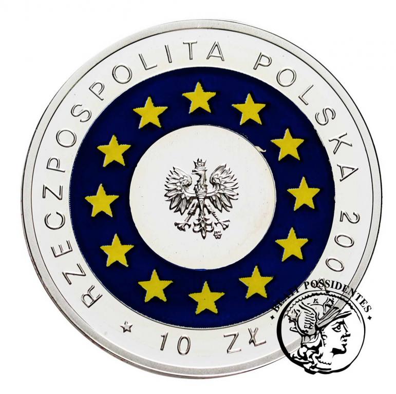 10 złotych 2004 Wstąpienie Polski do UE st. L/L-