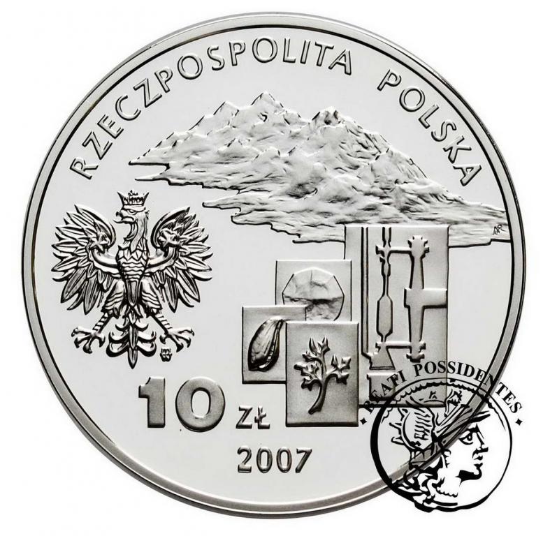 Polska III RP 10 złotych 2007 I. Domeyko st.L-