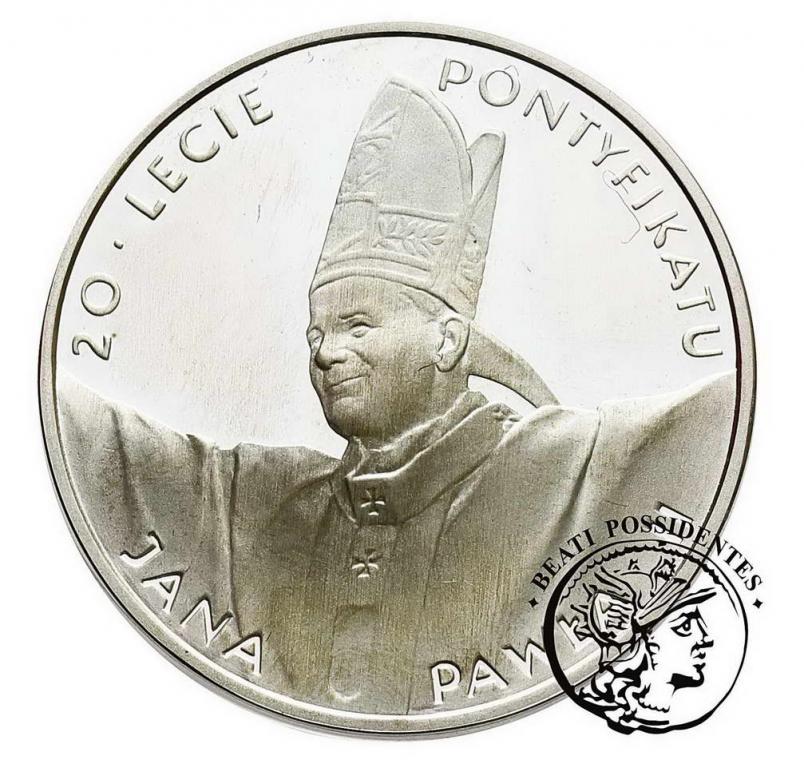 10 złotych 1998 JP II 20-lecie Pontyfikatu st.L-