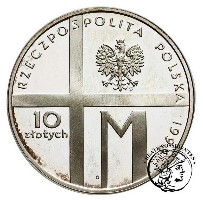 10 złotych 1998 JP II 20-lecie Pontyfikatu st.L-