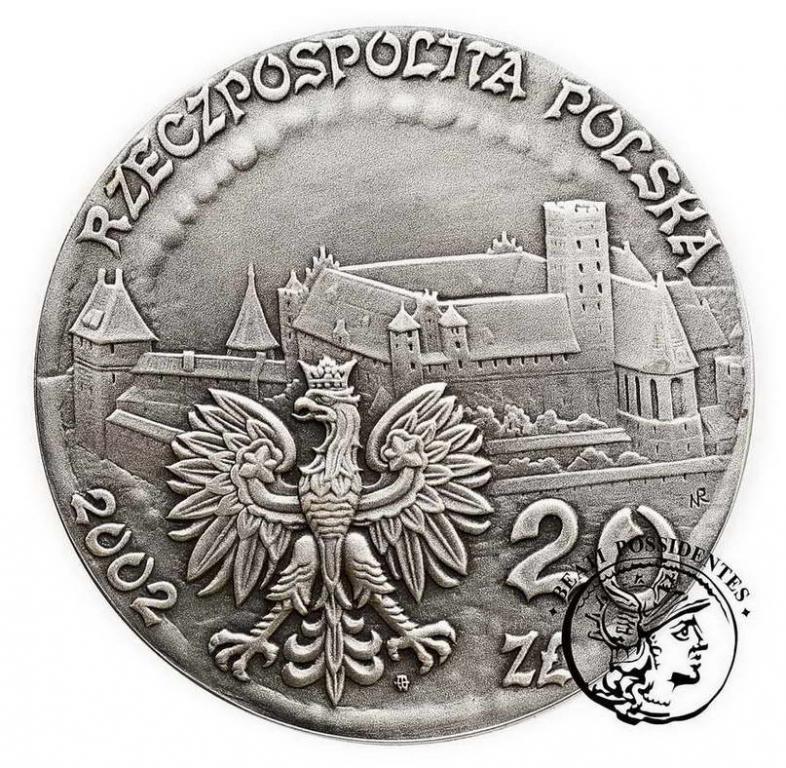 Polska III RP 20 złotych 2002 Zamek w Malborku s1