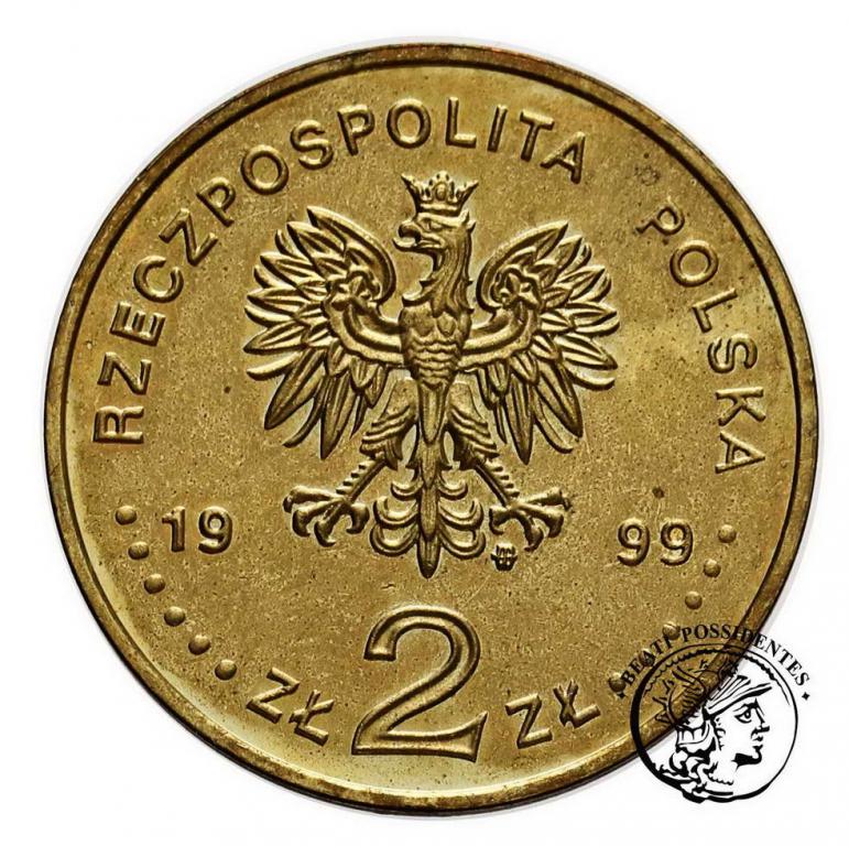 Polska III RP 2 złote 1999 Juliusz Słowacki st1-