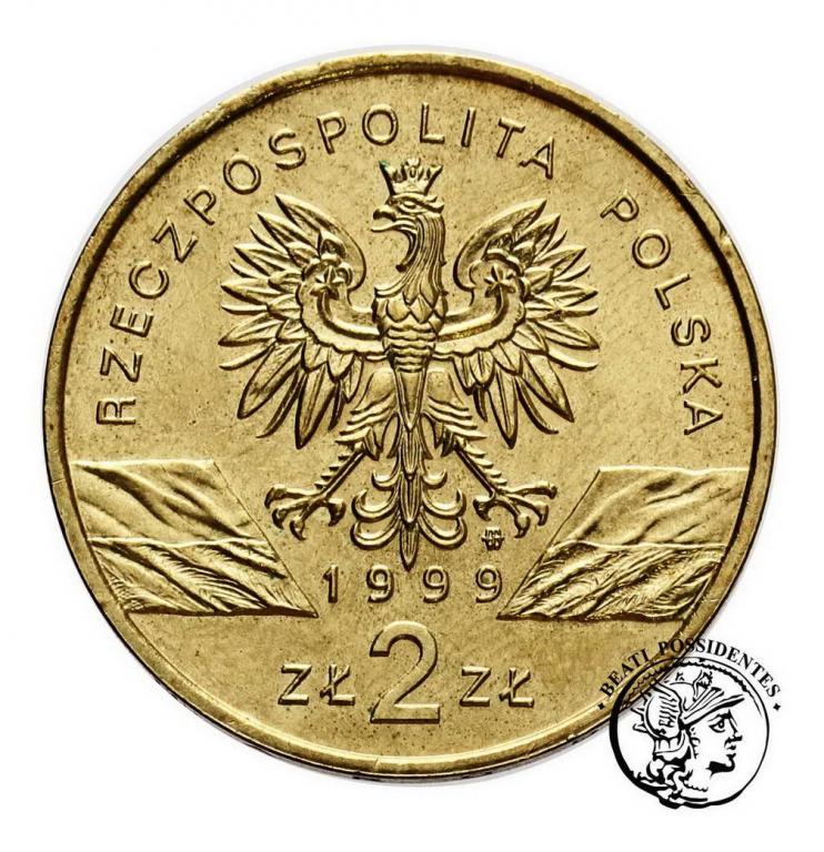 Polska III RP 2 złote 1999 Wilki st.1-