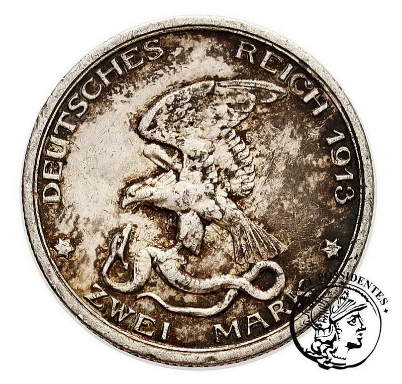 Niemcy Prusy 2 Marki 1913 A st.3
