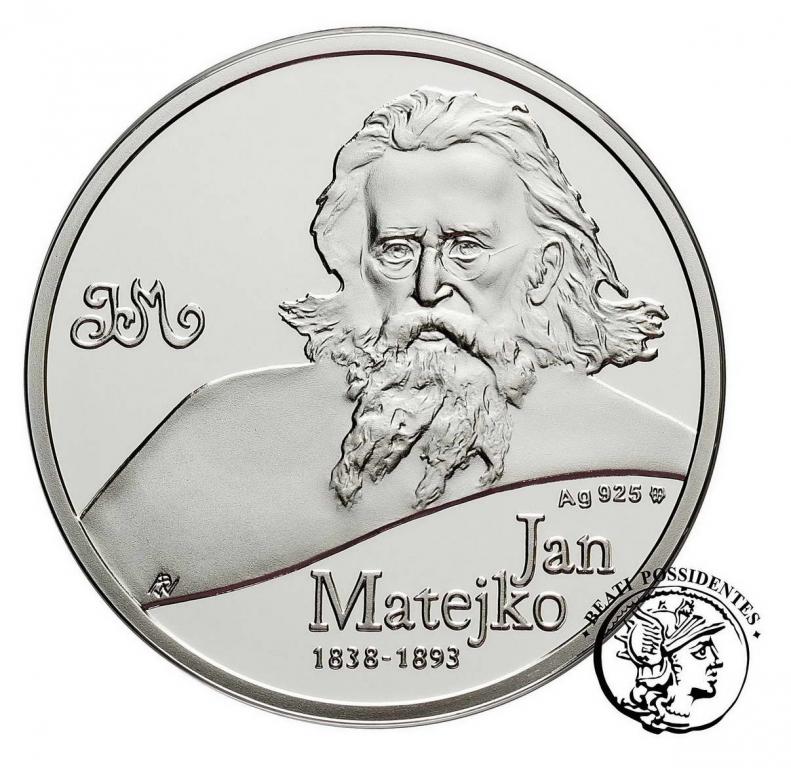 Polska medal Jan Matejko - srebro Grunwald st.L
