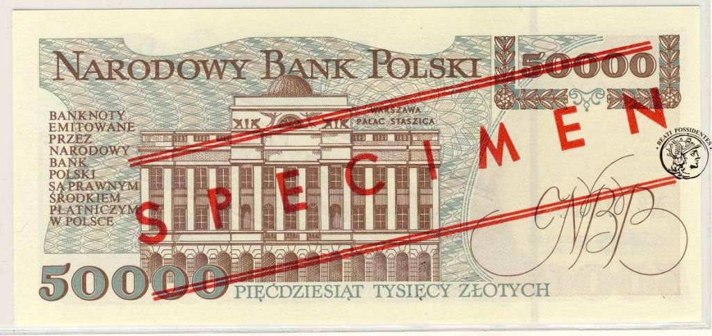 Polska WZÓR 50000 złotych 1993 seria A st.1