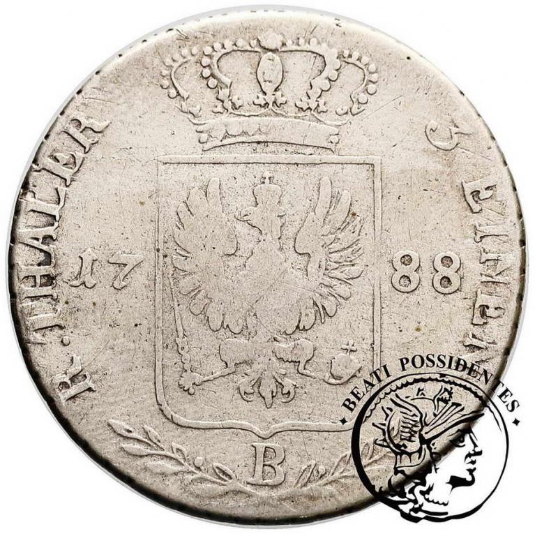 Niemcy Prusy 1/3 Talara 1788 B Wrocław st. 3-