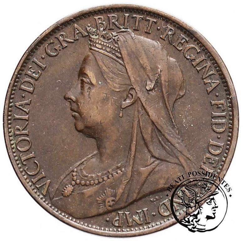 Wielka Brytania 1 Penny 1899 Victoria st. 3