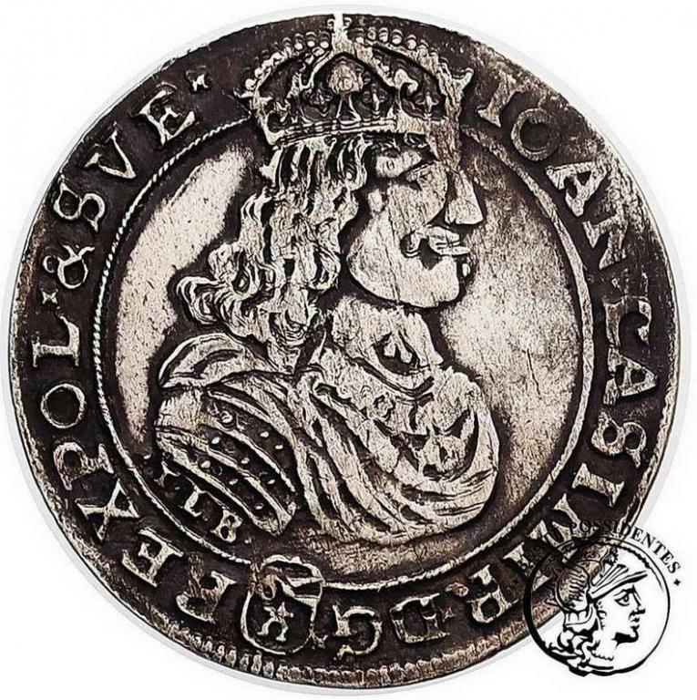 Polska Jan Kazimierz ort 1668 Bydgoszcz st. 3
