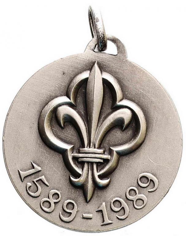 Francja medal 1989 Henryk Walezy + królowa st. 1
