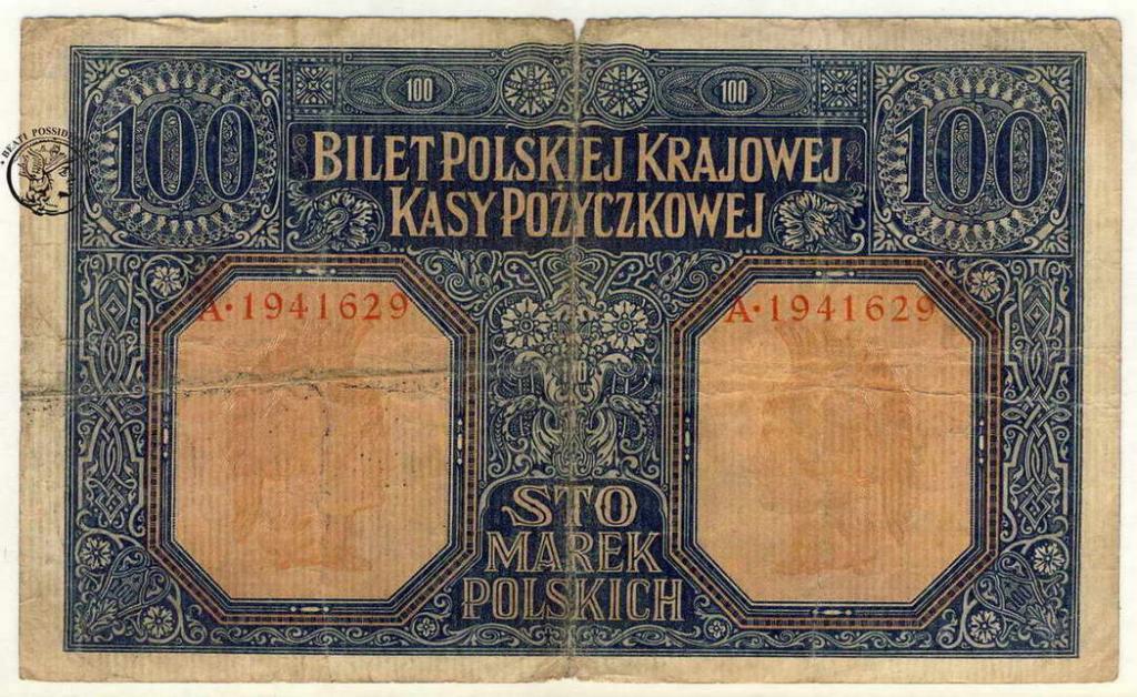 Polska 100 Marek Polskich 1916 generał st.4