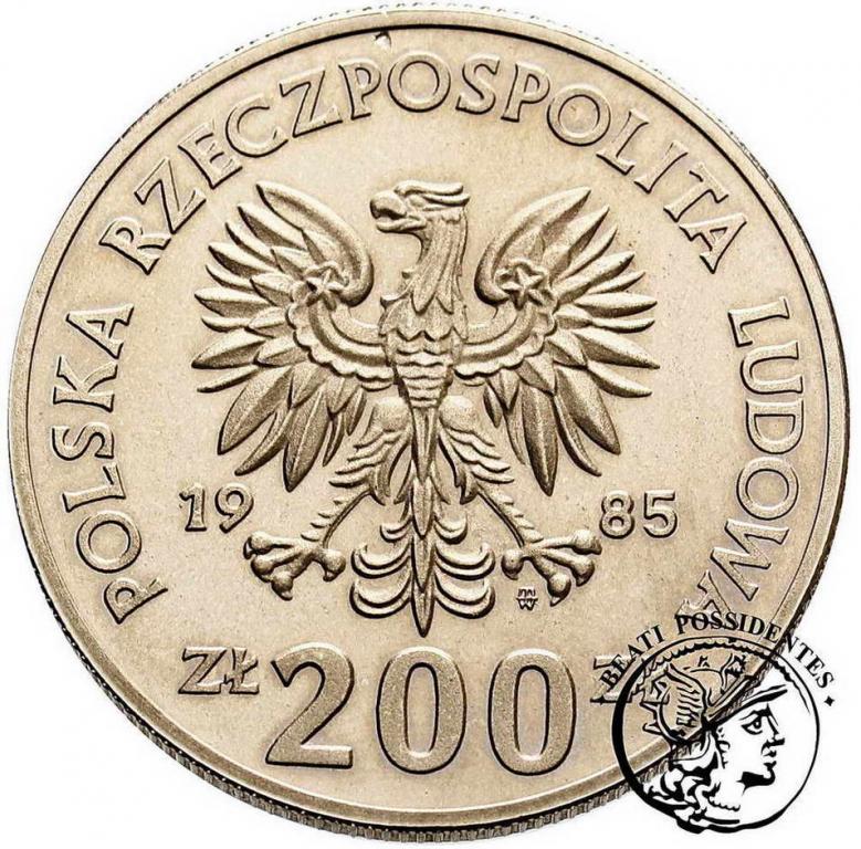 PRÓBA Nikiel 200 złotych 1985 Matka Polka st.L