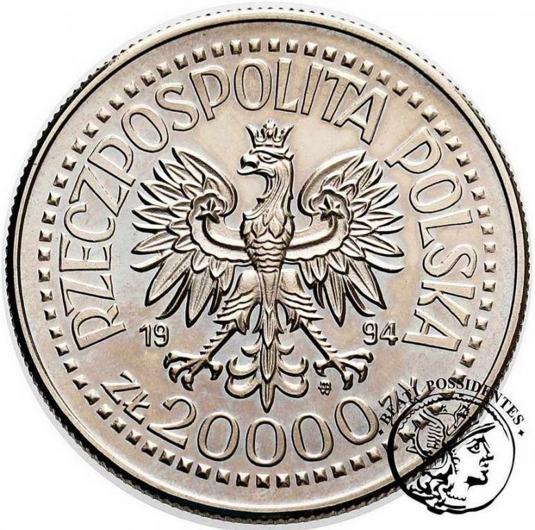 PRÓBA Nikiel 20 000 zł 1994 Mennica st.1