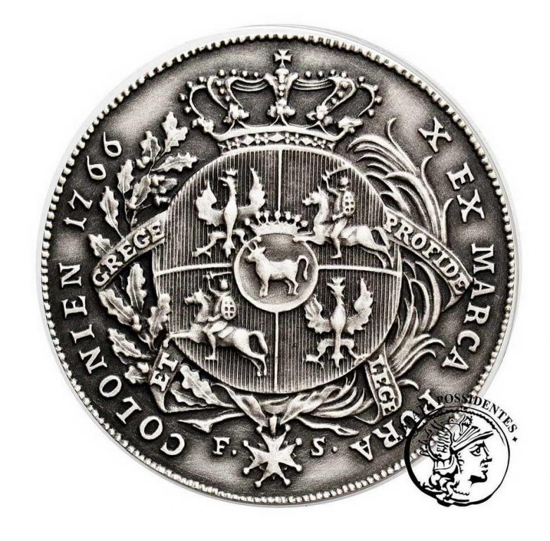 Polska medal kopia talara SAP 1766 Ag st.1